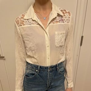 DESIGUAL white button down-LIMITED EDITION